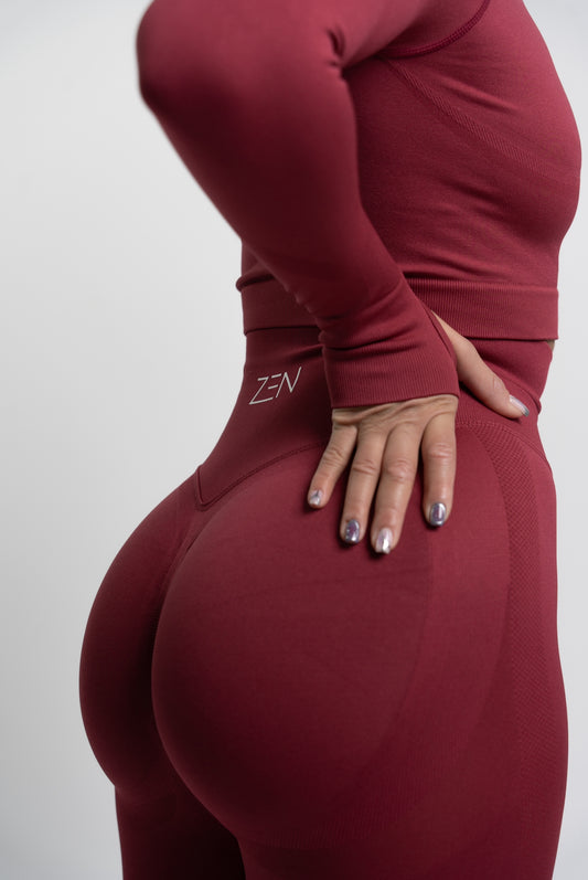 Contour Seamless Leggings Cranberry